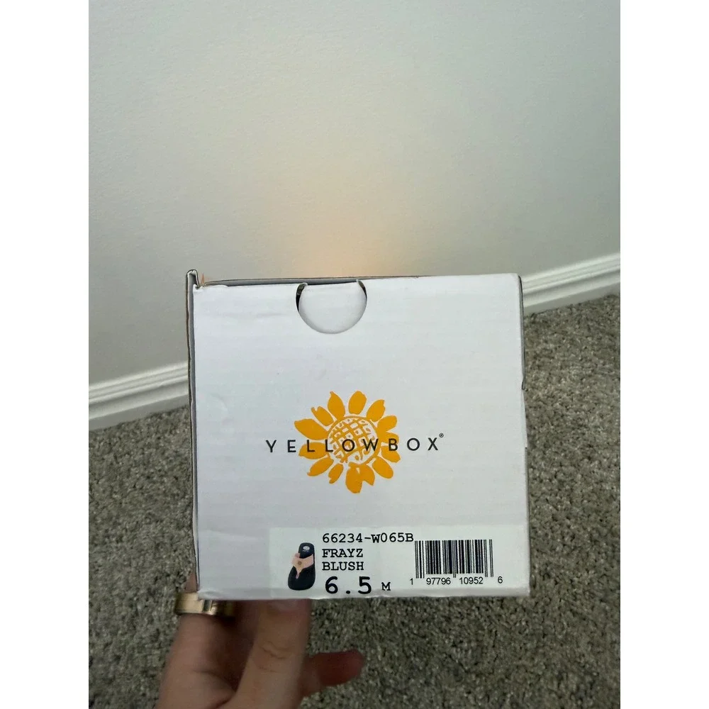 Yellow Box Frayz Flip Flops – Blush – Women's Size 6.5 – New in Box - Picture 6 of 6
